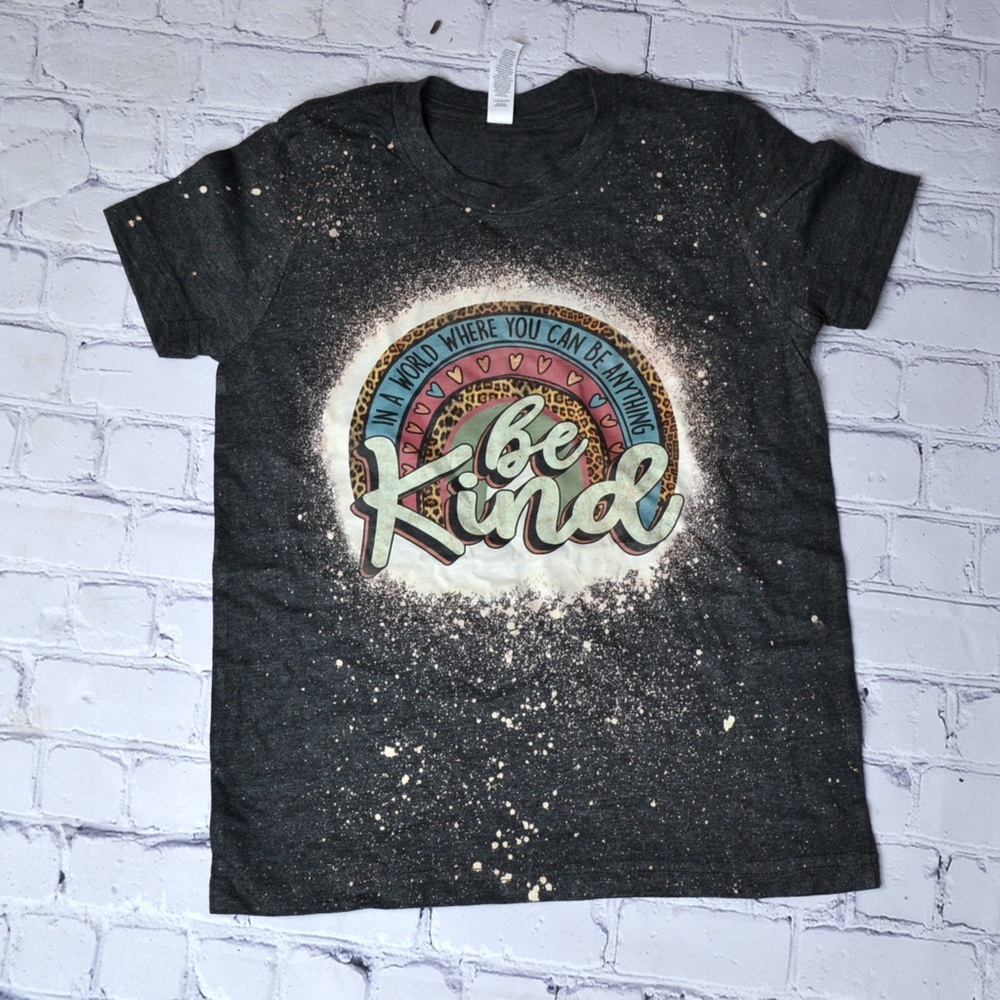 Youth bleached Be Kind shirt